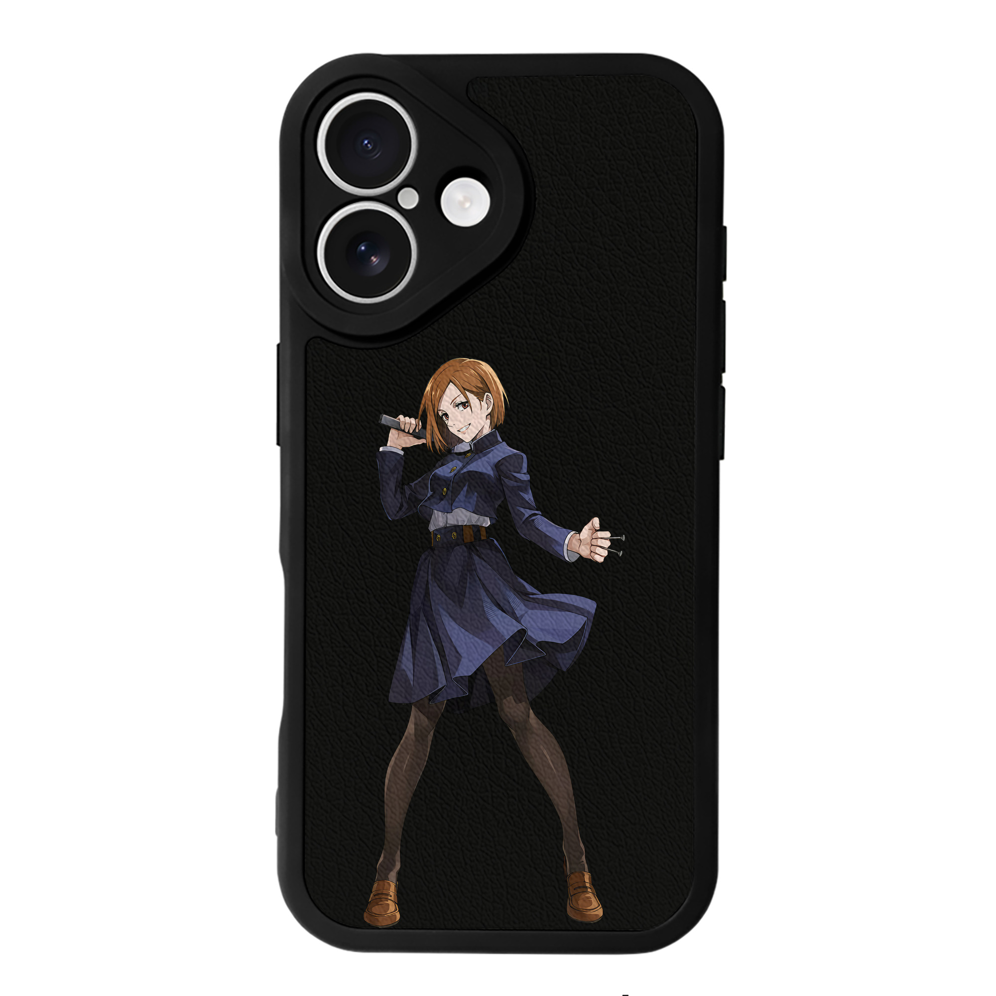 （画像用） 呪術廻戦 Jujutsu Kaisen 【iPhone 16シリーズ対応】シリコンスマホケース（レザー調） 材質：シリコン